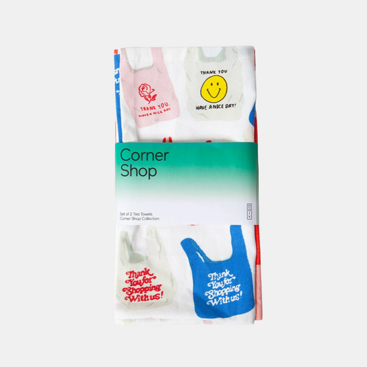 Corner Shop Tea Towel Set
