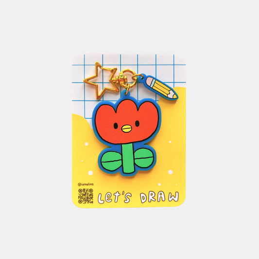 Let's Draw Keychain