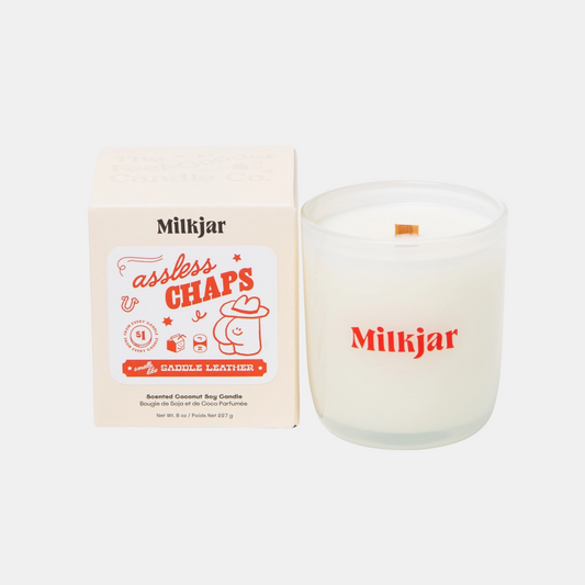 Assless Chaps Soy Candle