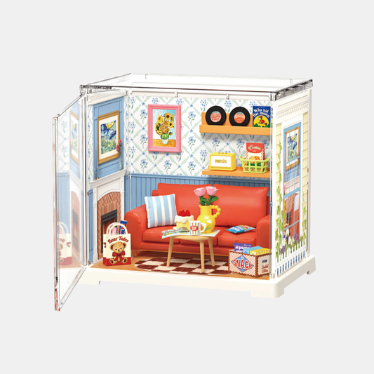 Country Blue Lounge DIY Miniature Kit