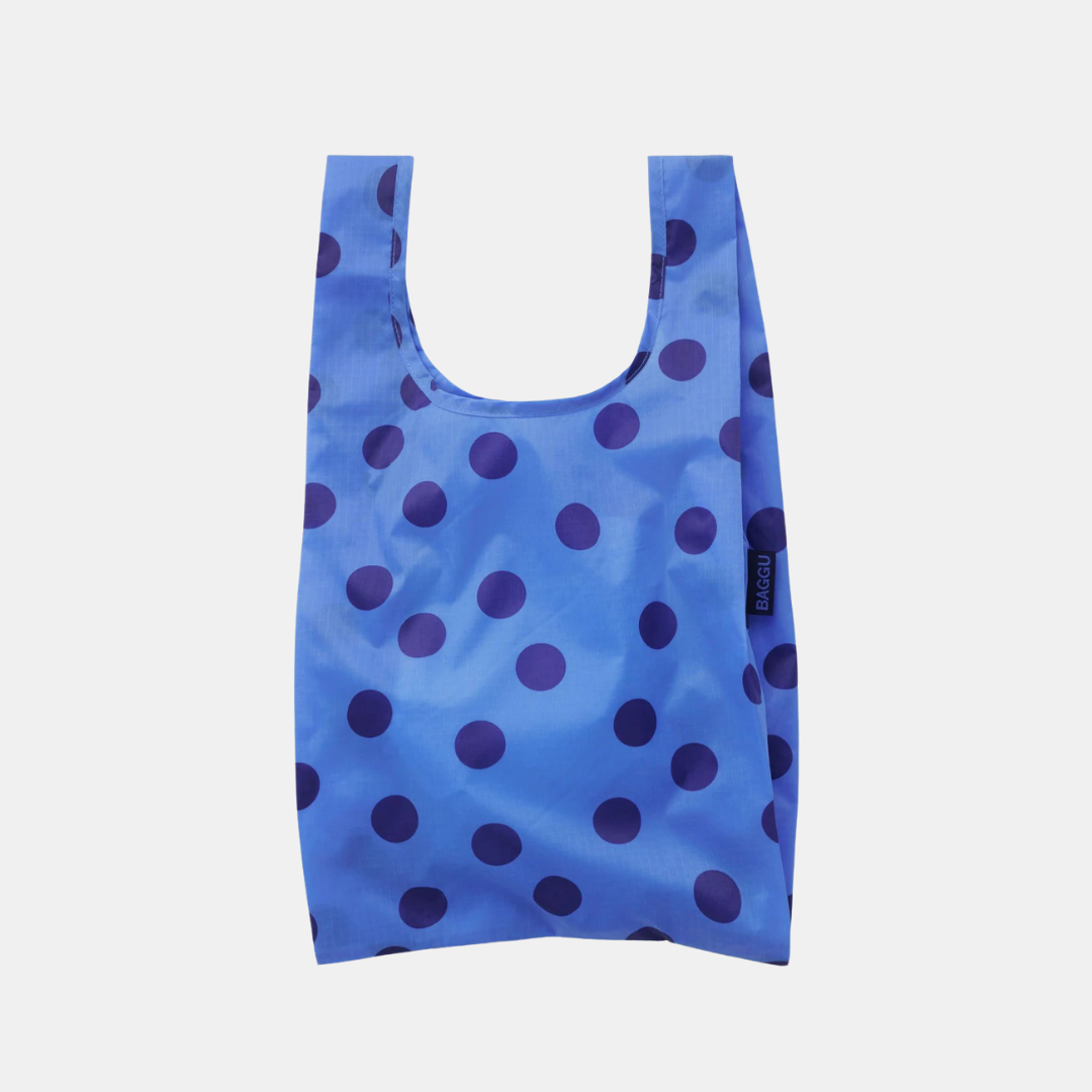 Blue Polka Dot Baby Baggu