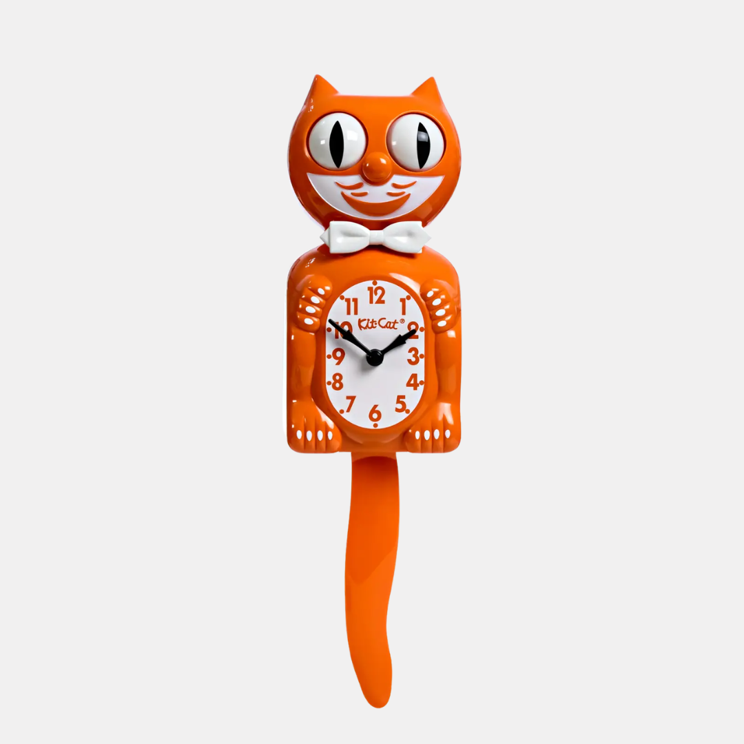 Harvest Orange Kit-Cat Clock