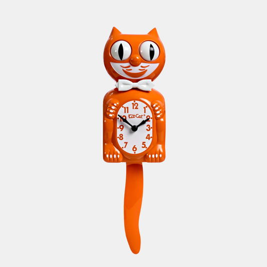 Harvest Orange Kit-Cat Clock