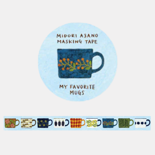 My Favourite Mugs Foil-Stamped Washi Tape