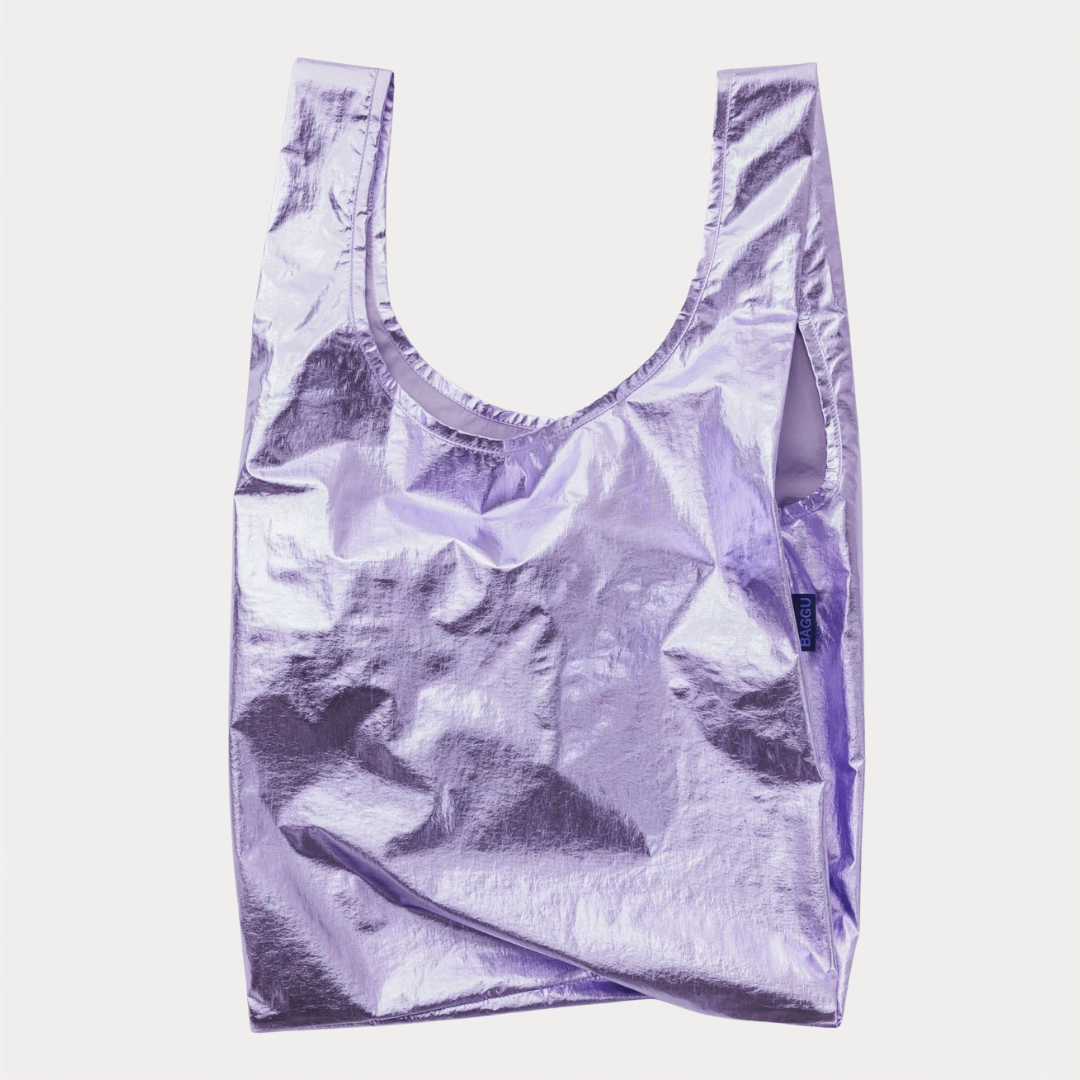 Lavender Metallic Standard Baggu