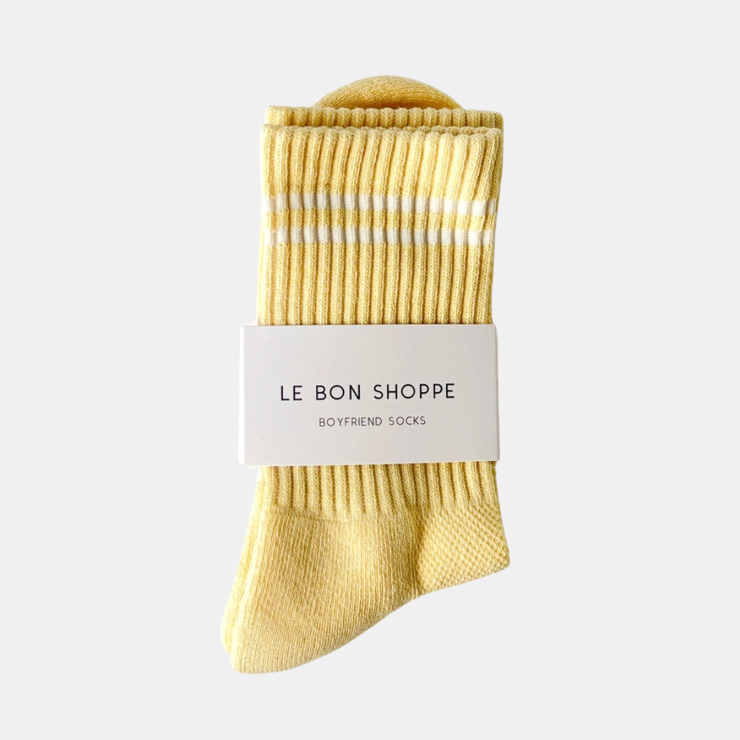 Lemonade Boyfriend Socks