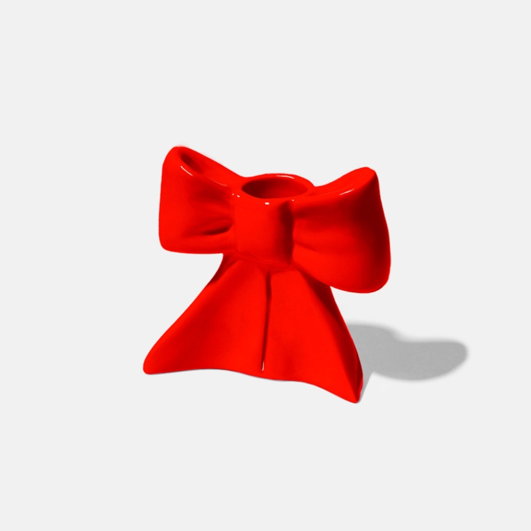 Small Bow Candle Holder