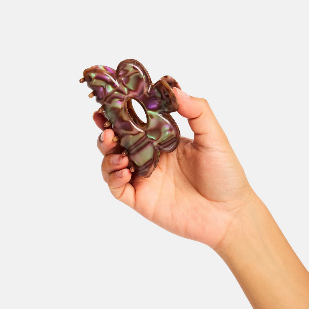 Purple Haze Large Flower Hair Claw