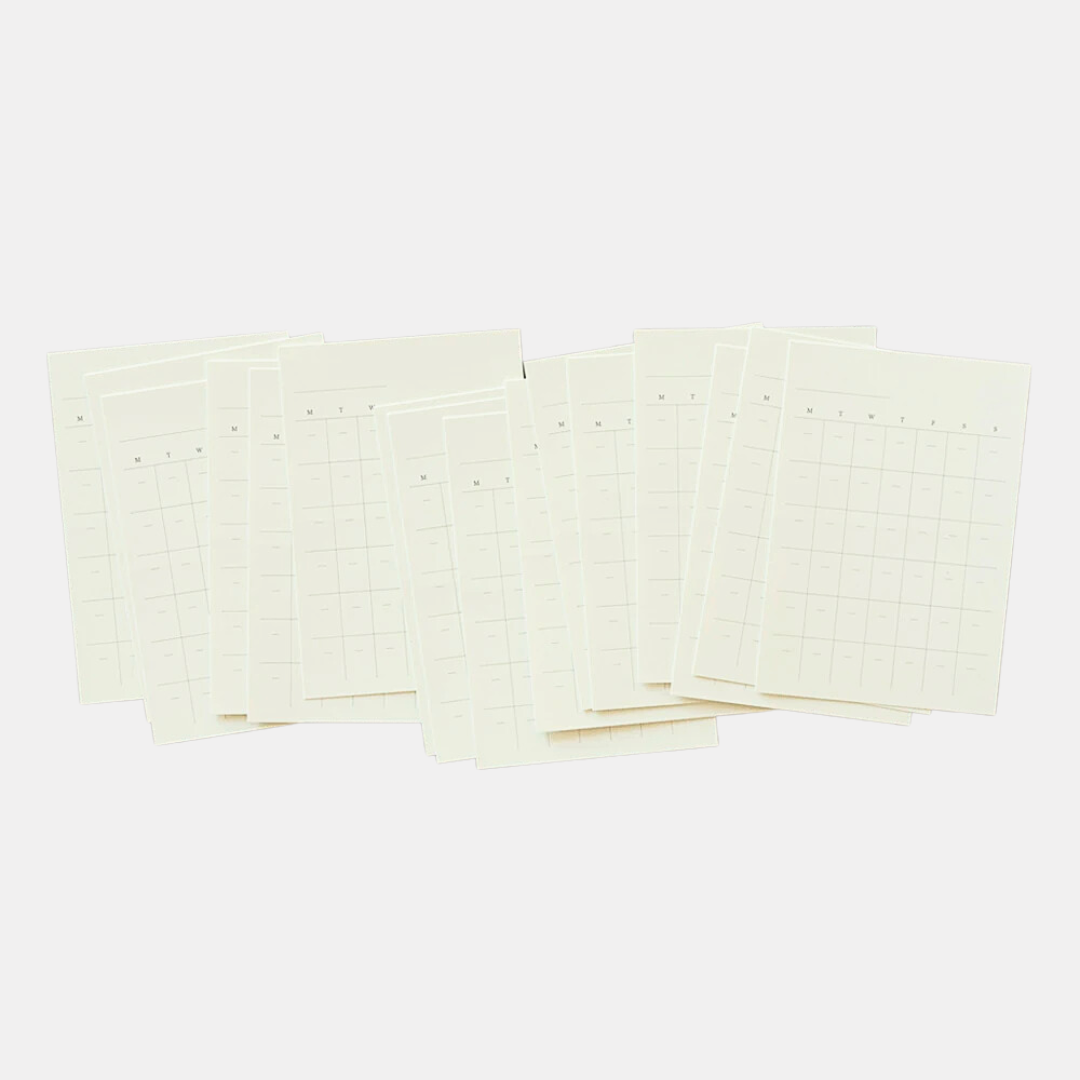MD Undated Calendar Sticker Set