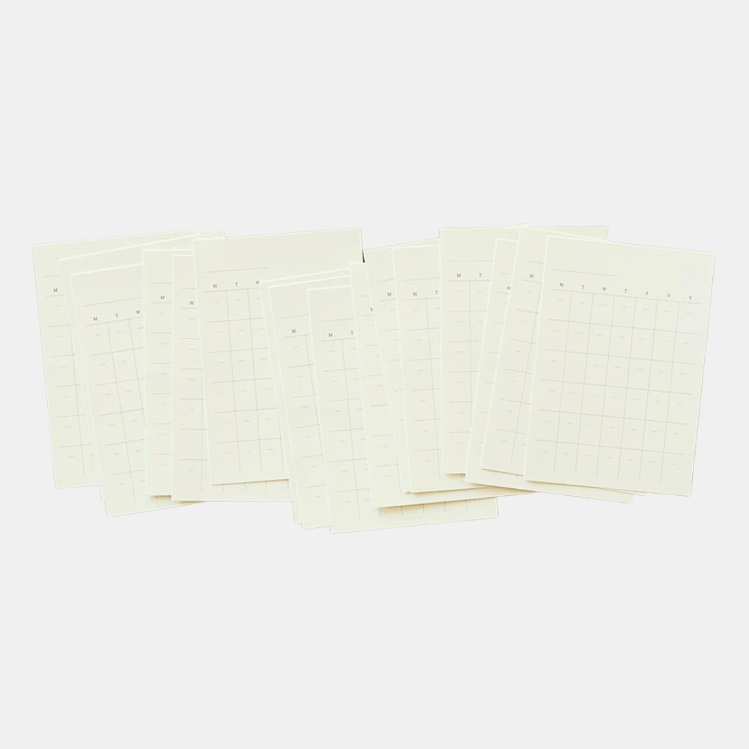 MD Blank Diary Sticker Set