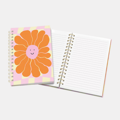 Smiley Flower Notebook