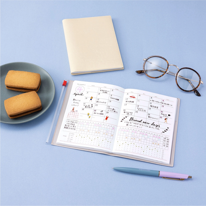 Funlog Mint A6 Daily Planner with Cover