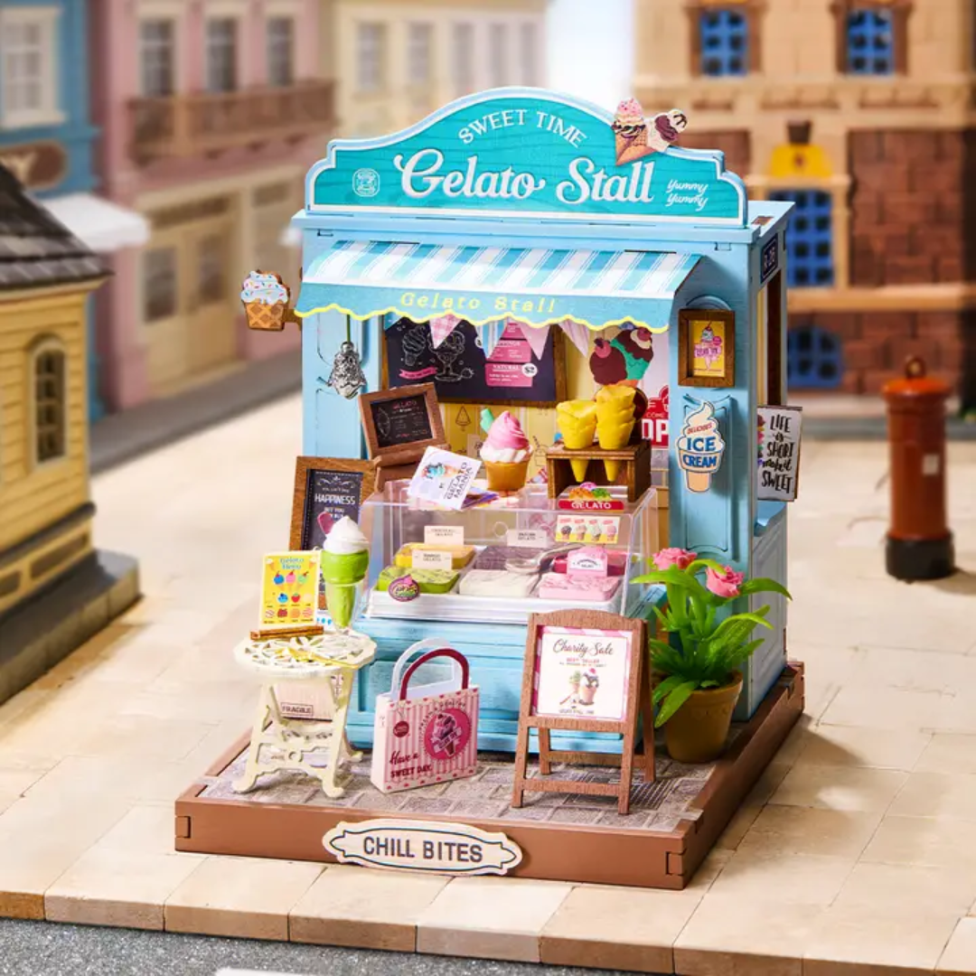 Gelato Stall DIY Miniature Kit