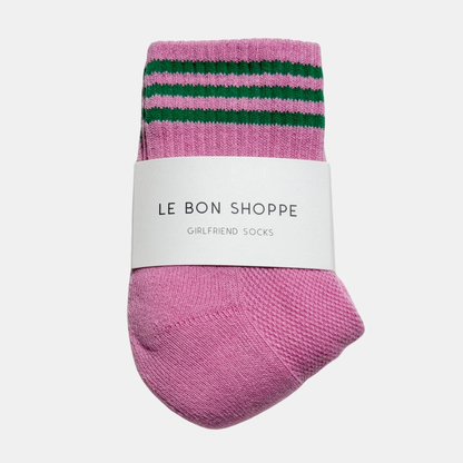 Rose Pink Girlfriend Socks