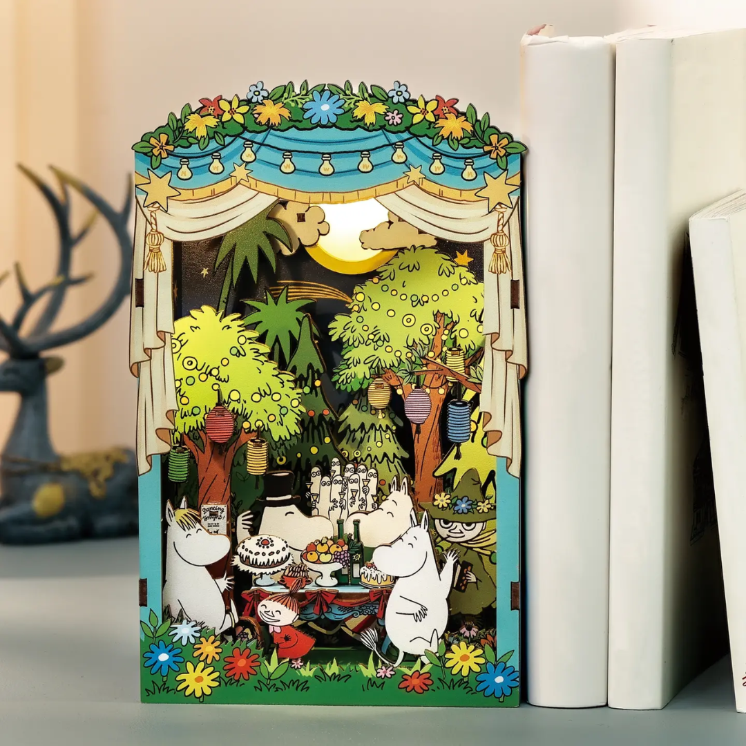 Moomin Moominous Dance Party Book Nook DIY Miniature Kit