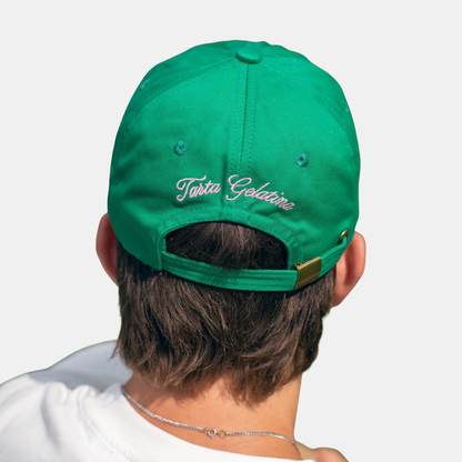 Green Silly Flower Cap