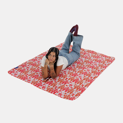 Cowgirl Puffy Picnic Blanket