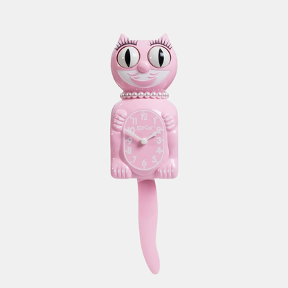 Bubblegum Pink Kit-Cat Clock