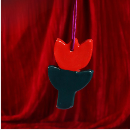 Tulip Ceramic Ornament