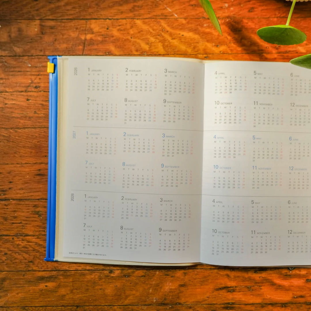 Green A5 Storage.It 2027 Monthly Schedule