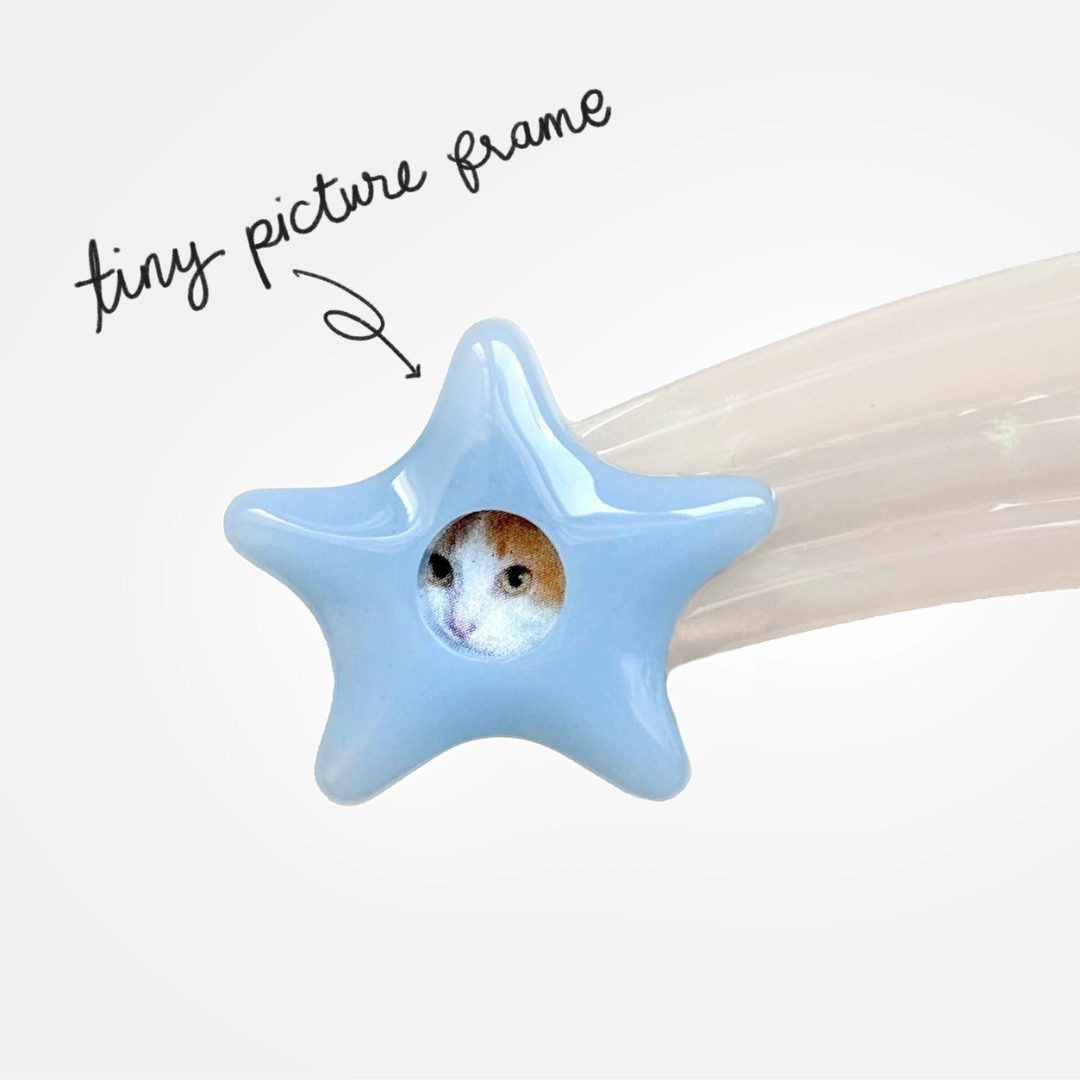 Shooting Star Frame Hair Clip Set