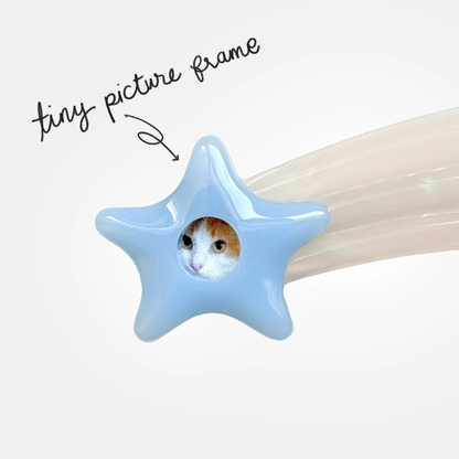 Shooting Star Frame Hair Clip Set