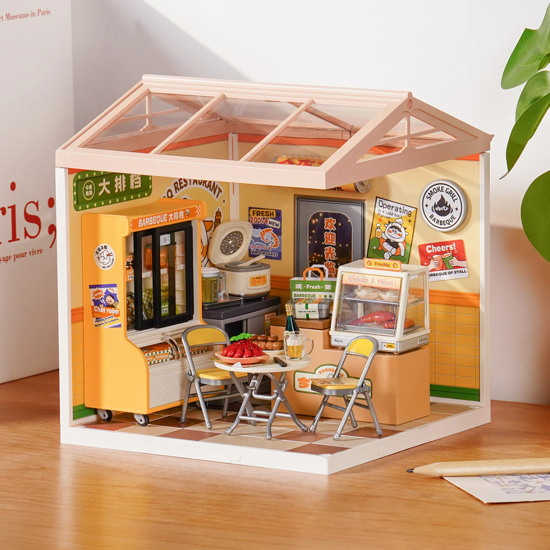 Night Out Food Stall DIY Miniature House