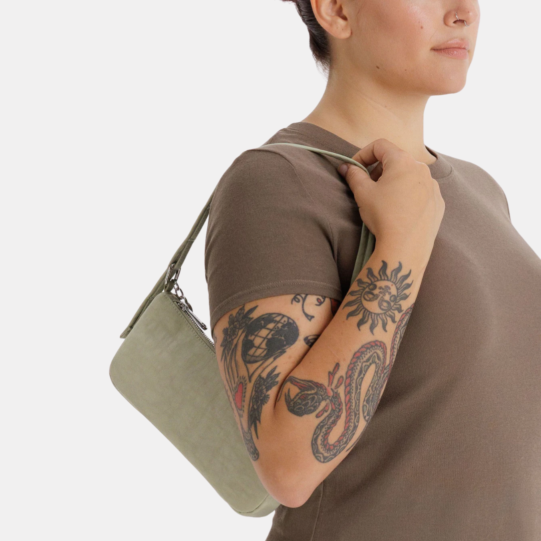 Celadon Nylon Pochette