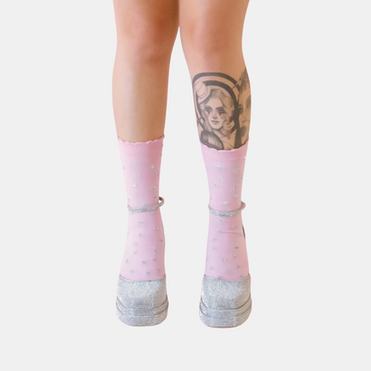 Silver Star Socks