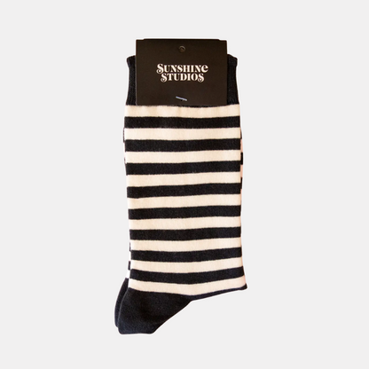 Striped Ruffle Edge Socks