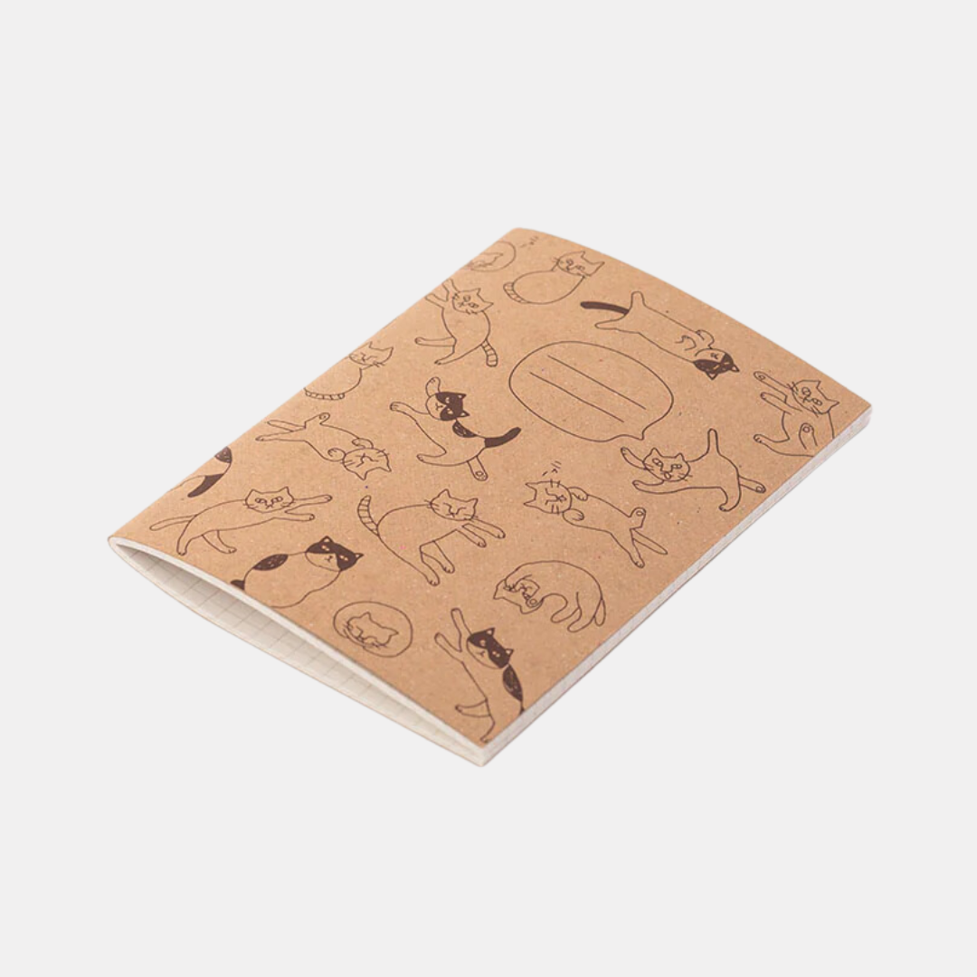 A5 Grid Cats Notebook