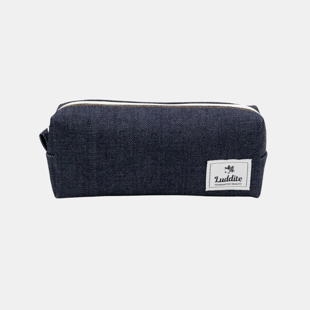 Denim Kurashiki Box Pen Case