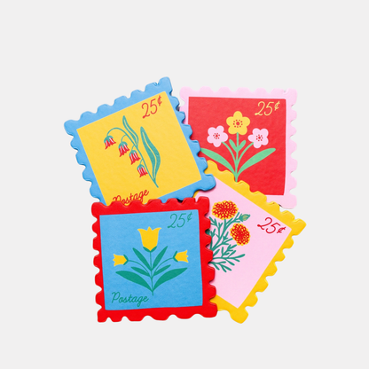 Stamps Coaster Set
