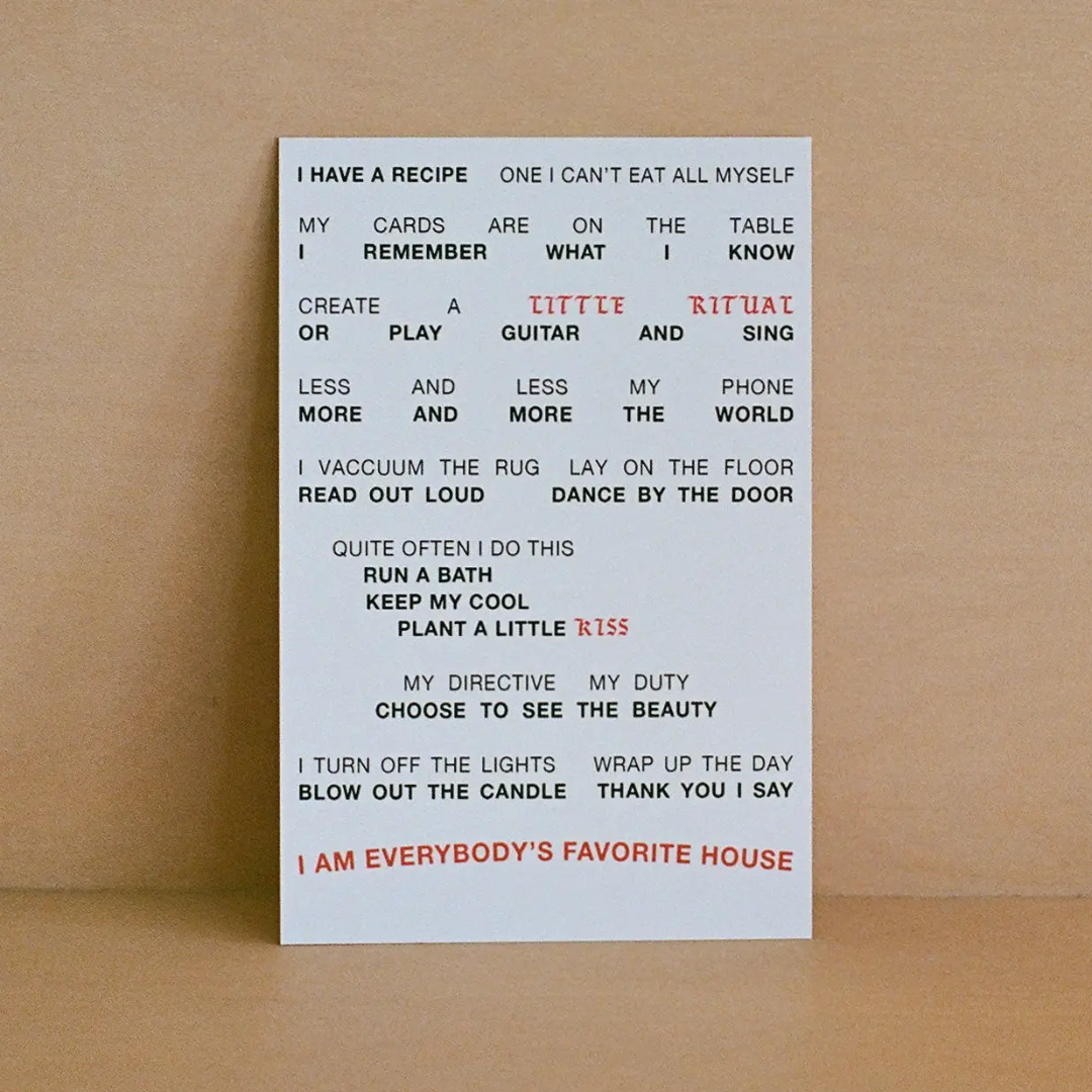 Everybody's Favourite House Postcard