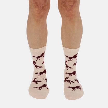 Horses Crew Socks