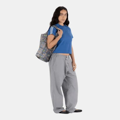Beaded Plaid Standard Baggu