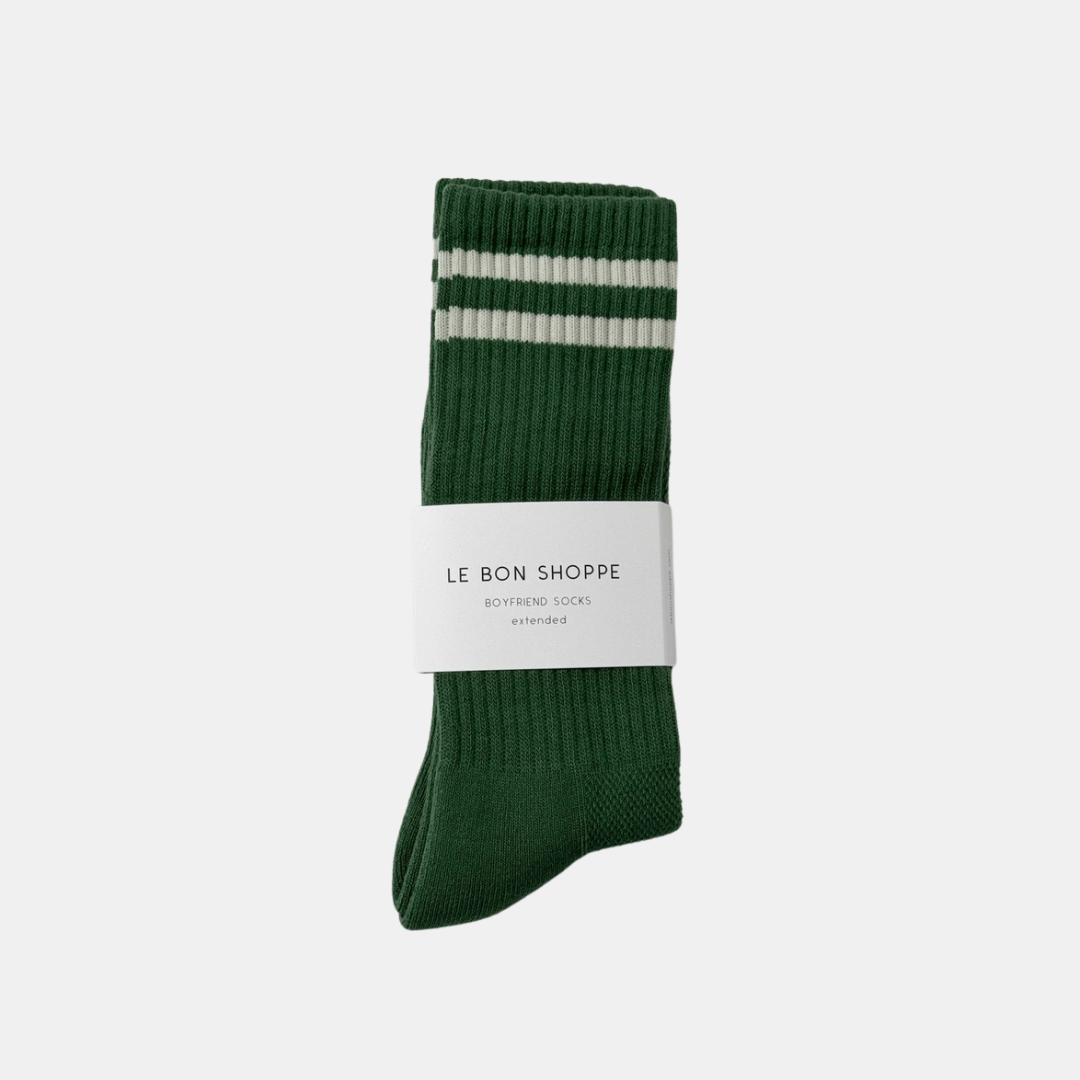 Moss Extended Boyfriend Socks