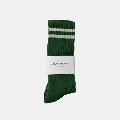 Moss Extended Boyfriend Socks