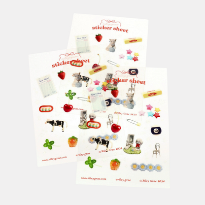 Treasures Sticker Sheet