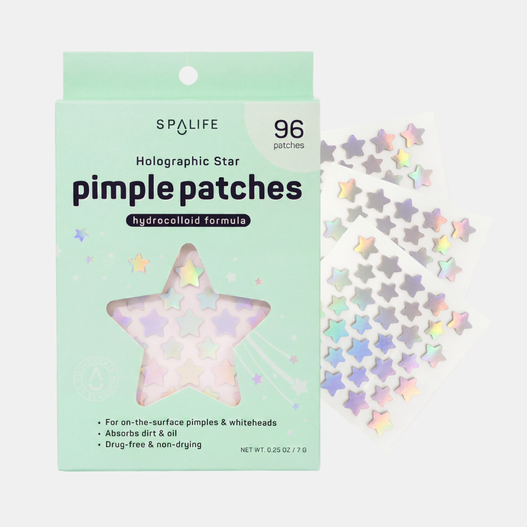 Holographic Star Pimple Patches Pack