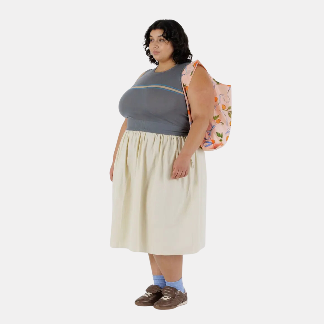 Apricots + Ribbons Standard Baggu
