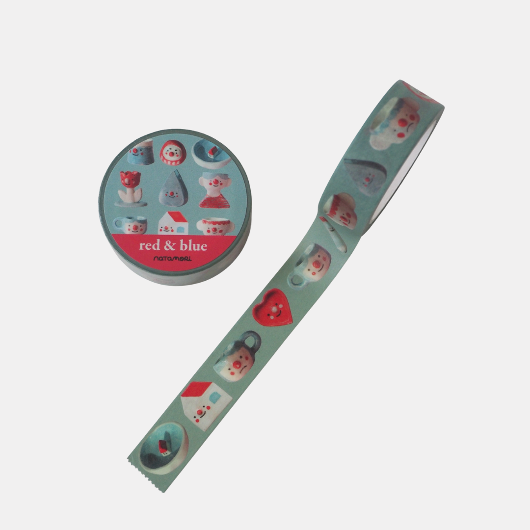 Red + Blue Washi Tape