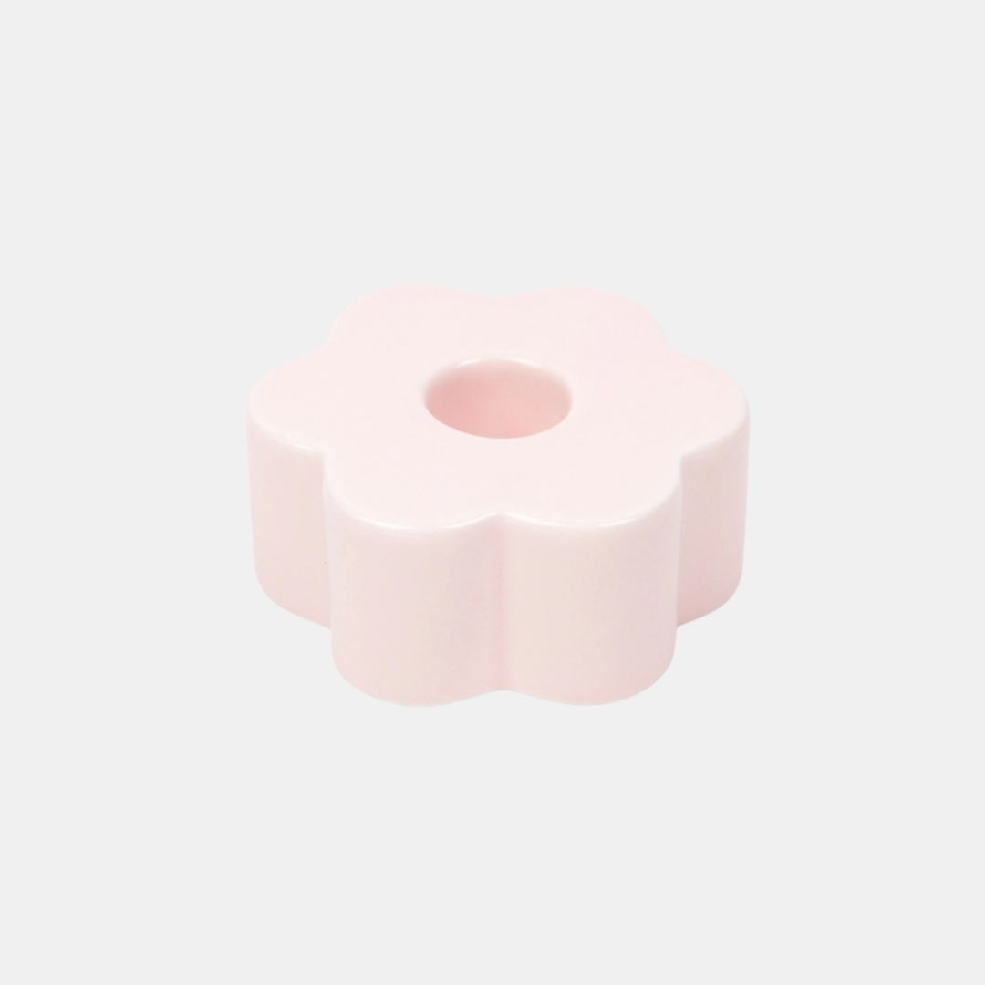 Pink Daisy Candle Holder