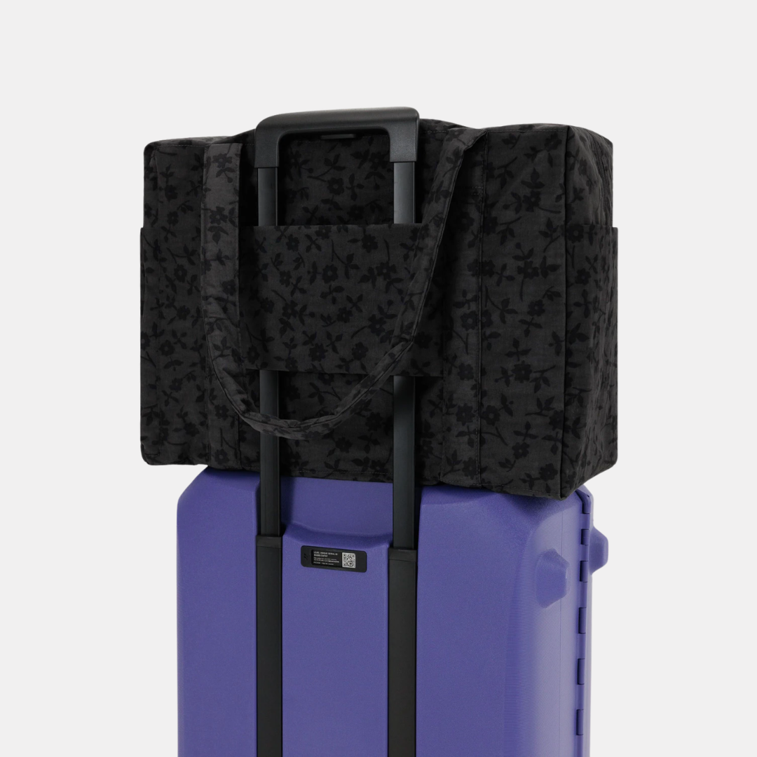 Charcoal Ditsy Floral Cloud Carry-On