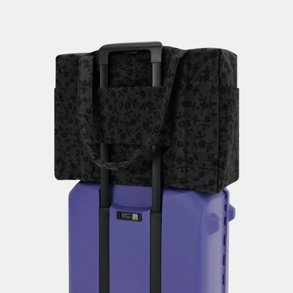 Charcoal Ditsy Floral Cloud Carry-On