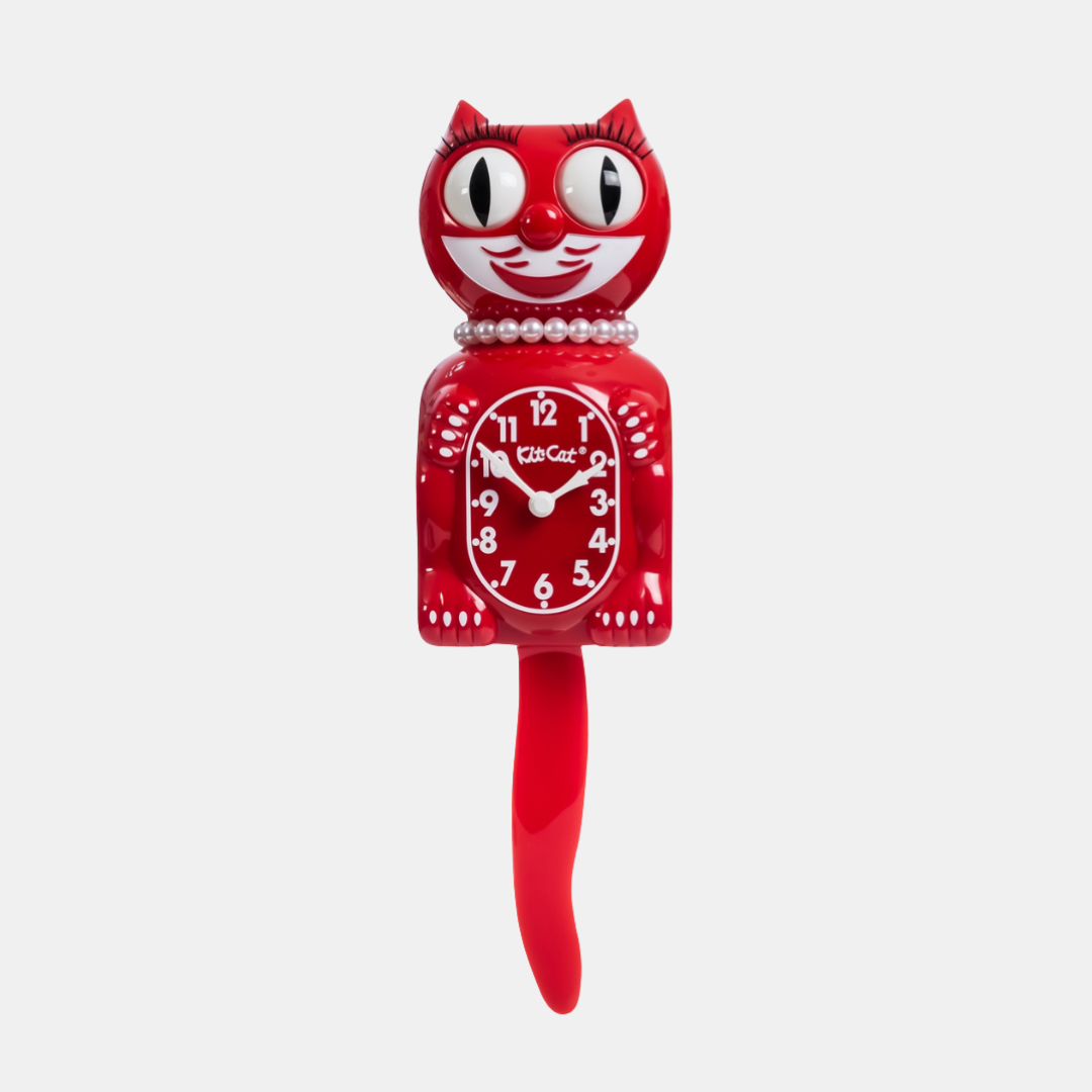 Classic Red Kit-Cat Klock