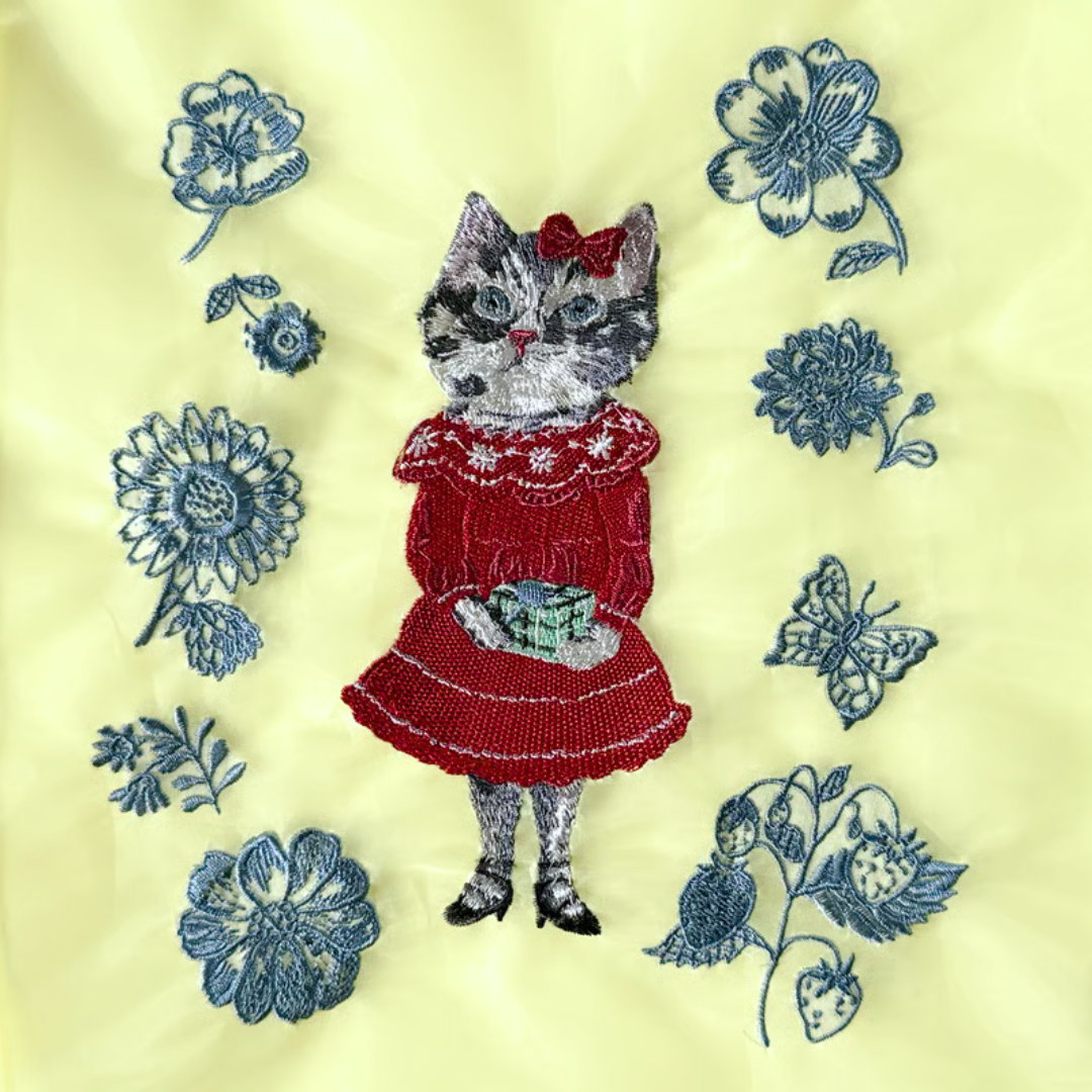 Cat Organza Bag