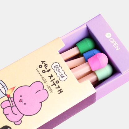 Matchbox Eraser Set