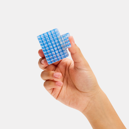 Blue Lattice Midi Box Claw