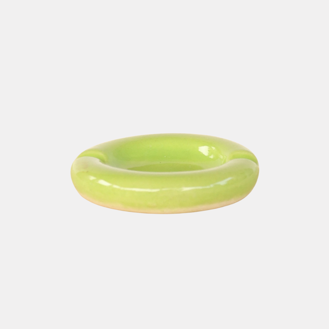 Green Ceramic Bubble Ashtray